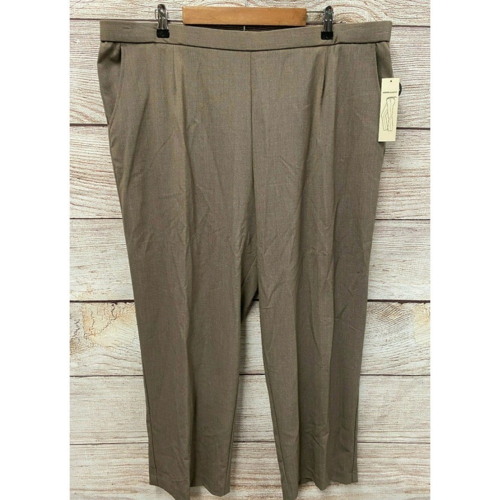 Studio Works Pants Womens Size 24W Short Pull On Comfort Waist Dress Pants New
